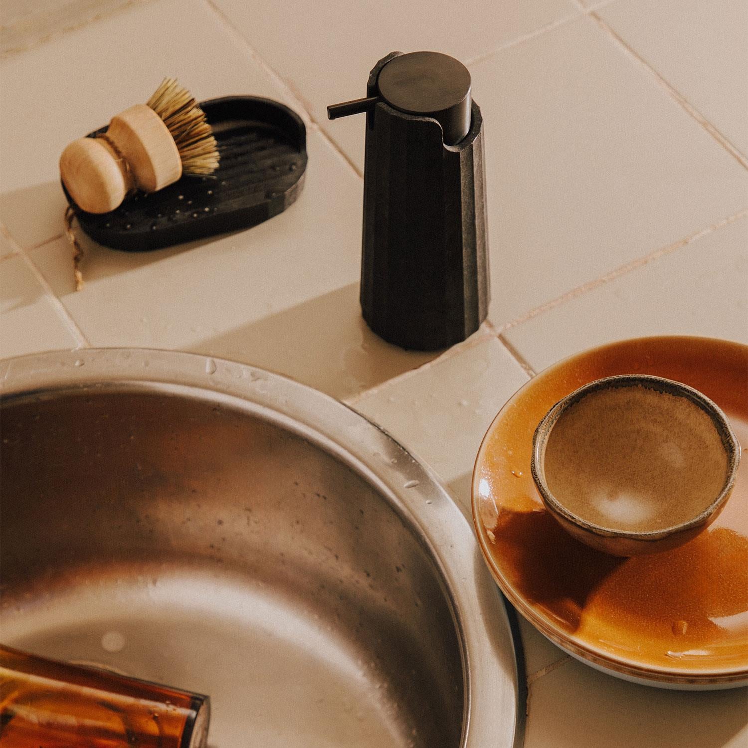 Soap Dispenser, 200ml, Brown, Recycled Materials, Avenir Collection