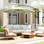 3(m) Banana Parasol Cantilever Umbrella Garden | Beige