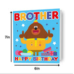Hey Duggee Brother' Birthday Card Official Product