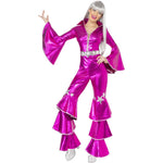 1970s Dancing Dream Costume, Pink | Large