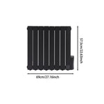 Oil-filled Radiator Space Heater With Led Display, 7-day/24-hour Timer, Adjustable Thermostat & Overheat Protection | 1200w