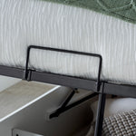 Dawson Wooden Ottoman Bed | Double | White