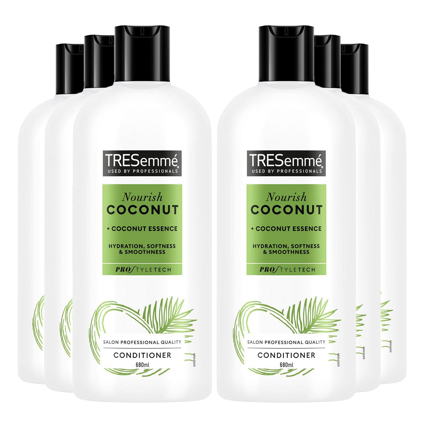 Conditioner Nourish Coconut For Hydration, Softness&smoothness, 6x680ml