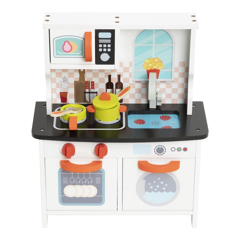 Wooden Mini Kitchen Playset For Kids