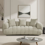 Claremont Soft Fabric 3 Seat Sofa | Beige