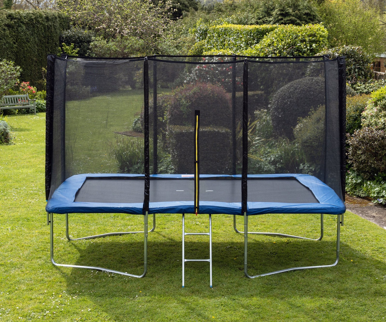 7x10ft Rectangular Trampoline | Blue