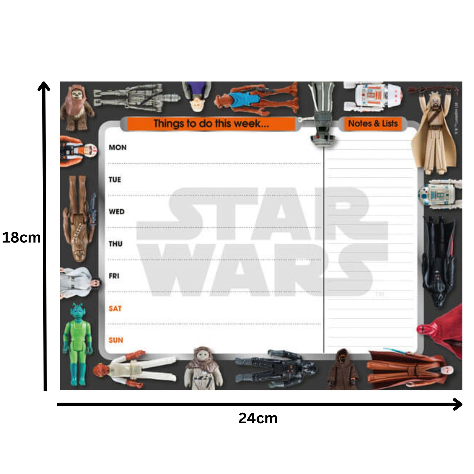 Star Wars Desk Pad Weekly Planner Official Product