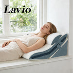 Lavio Large Wedge Pillow Cooling Memory Foam Orthopaedic Bed Cushion Acid Reflux