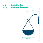 14" Swivel Hanging Basket