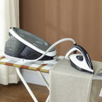 HOMCOM Steam Generator Iron, Large Water Tank, Energy-saving, Self-cleaning