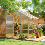 Polycarbonate Greenhouse, Walk-in Wooden Greenhouse