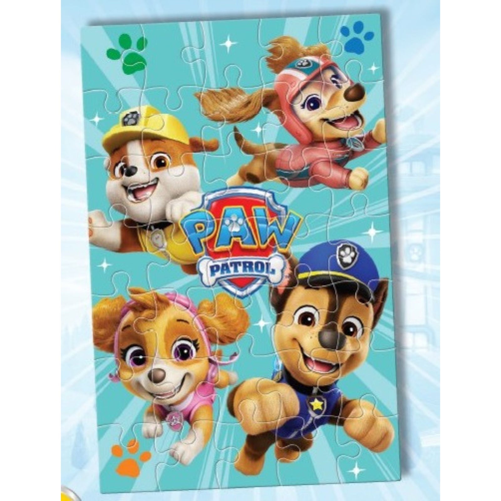 Paw Patrol Jigsaw Puzzle Birthday Card Official Product