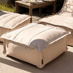 Dolce Indoor Outdoor Pouffe Footstool Bean Bags, Natural