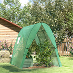 Portable Greenhouse Gardening Plant Hot House With 2 Doors | Green