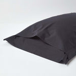 Egyptian Cotton Oxford Pillowcase 200 Tc | 48 x 74cm | Black