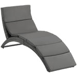 Rattan Sun Lounger Hammock With Cushion