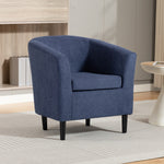 Beulah Fabric Accent Chair | Denim