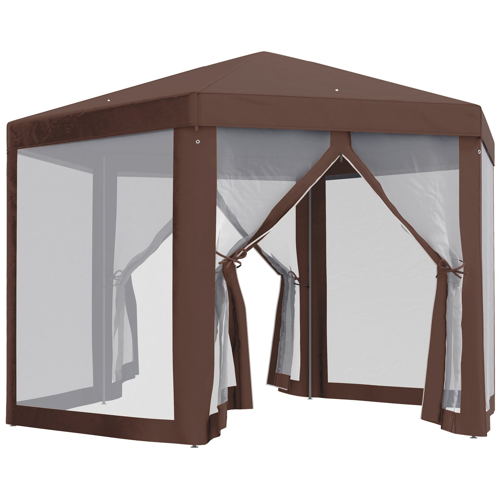 Hexagonal Garden Gazebo Party Tent Patio Marquee Canopy