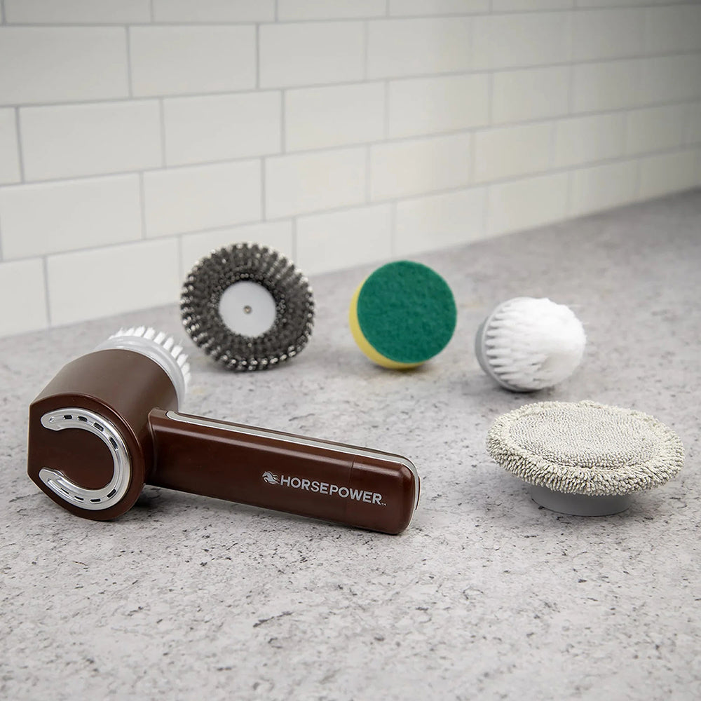 Horsepower Deluxe – Handheld Portable Rechargeable Power Scrubber