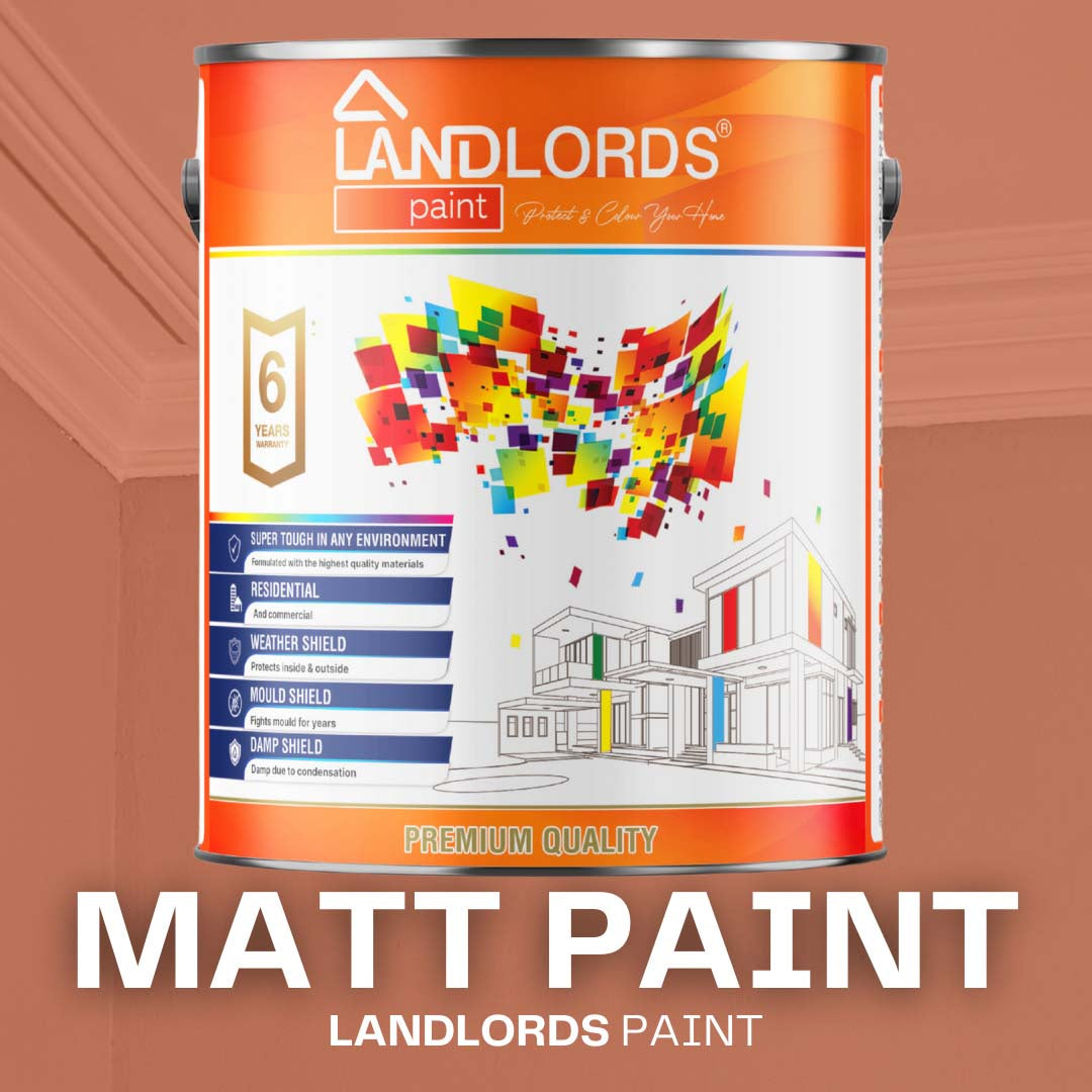 Landlords Paint Matt Paint - Smooth Matt Finish For Walls & Ceilings