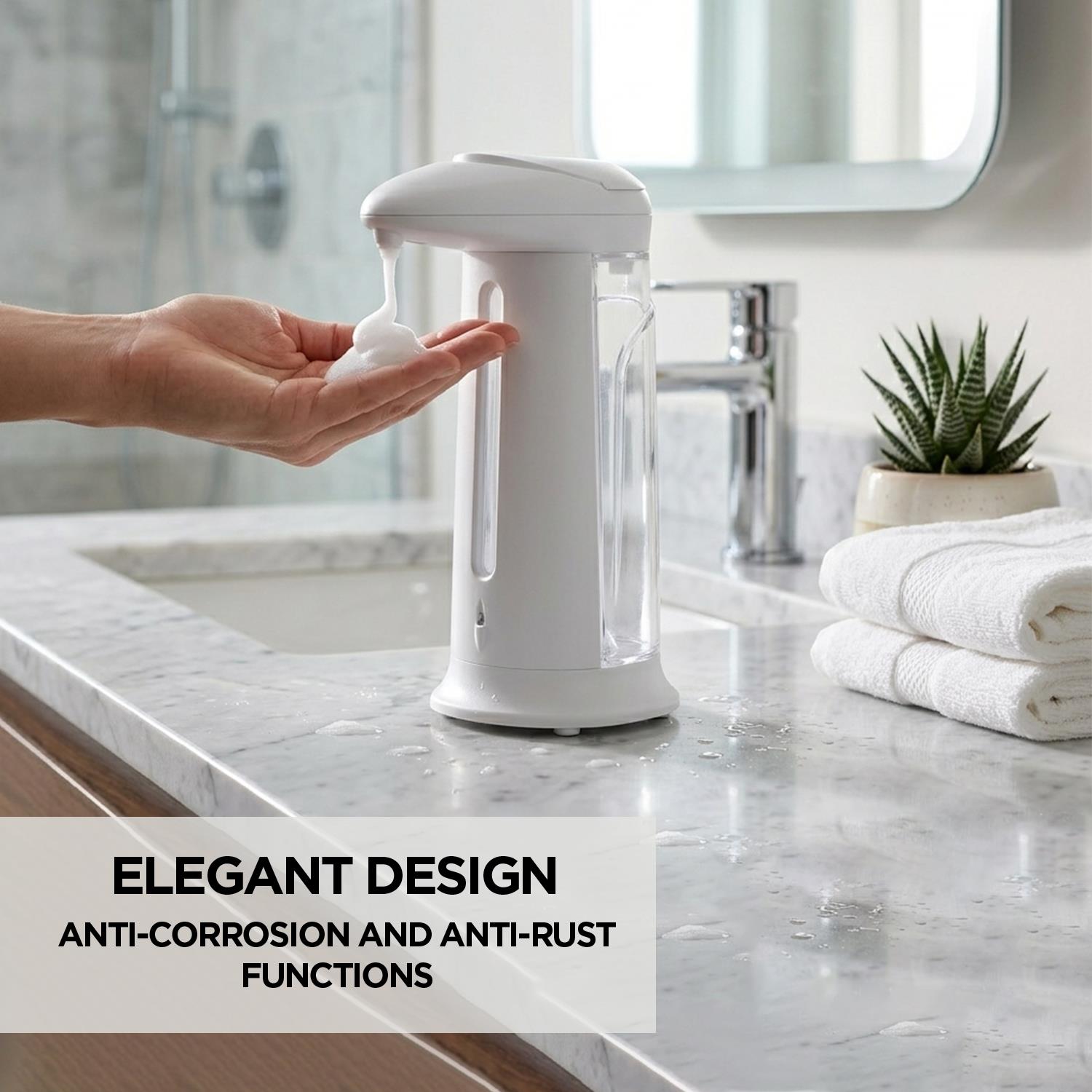 Automatic Foaming Soap Dispenser Freestanding, Motion Sensor, 330ml