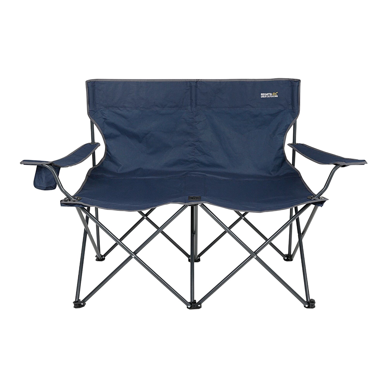 Isla Logo Travel 2 Person Camping Chair | One Size | NavyBlue
