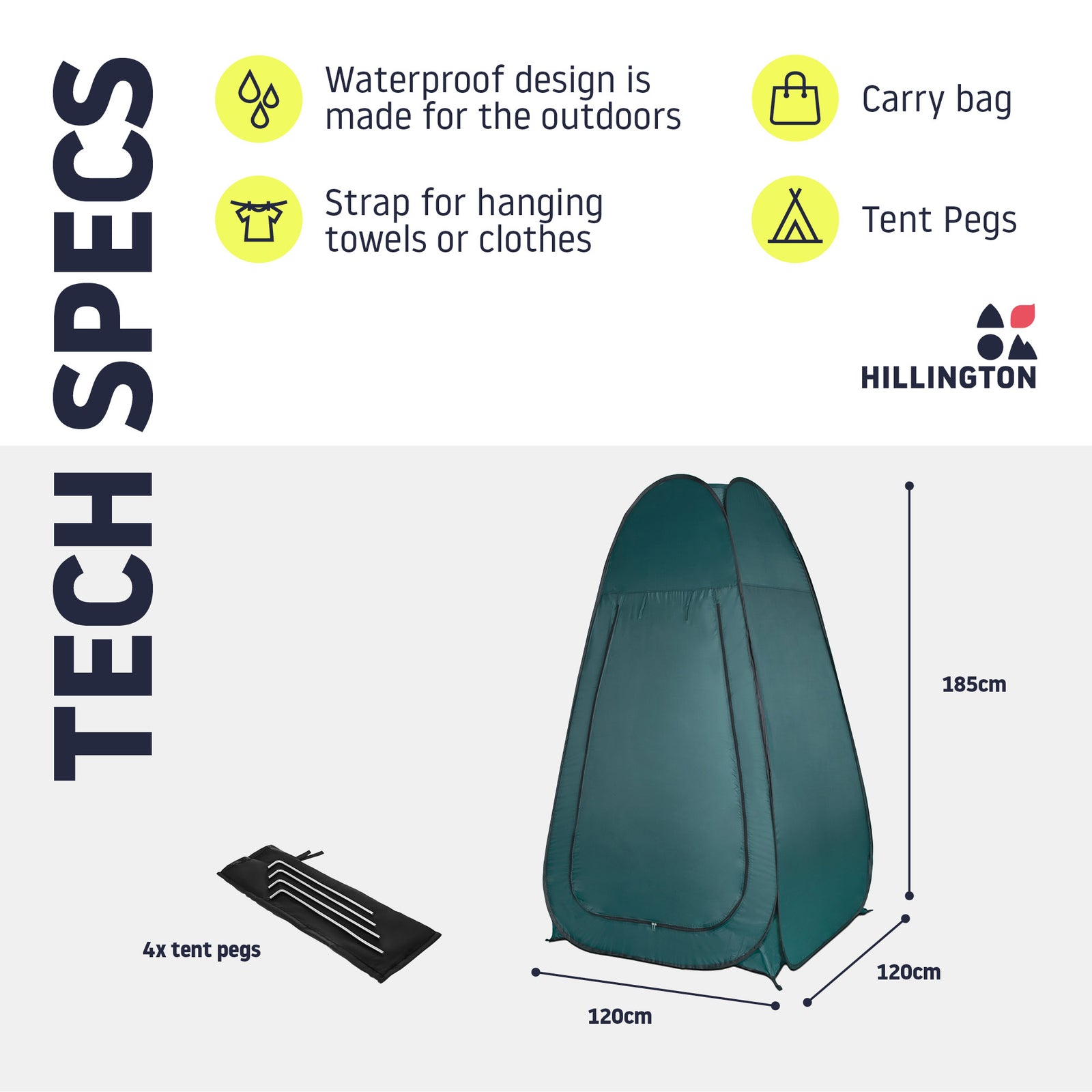 Pop-up Privacy Tent - Green