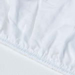 Luxury Linen Deep Fitted Sheet | Double | White
