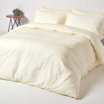 Egyptian Cotton Deep Fitted Sheet 200 Tc | Double | Cream