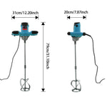 2100w Portable Electric Paddle Mixer | One Size | Blue