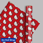 Hello Kitty 4m Roll Wrapping Paper Official Product