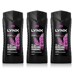 Excite 12h Refreshing Fragrance Shower Gel Bodywash, 3x 500ml