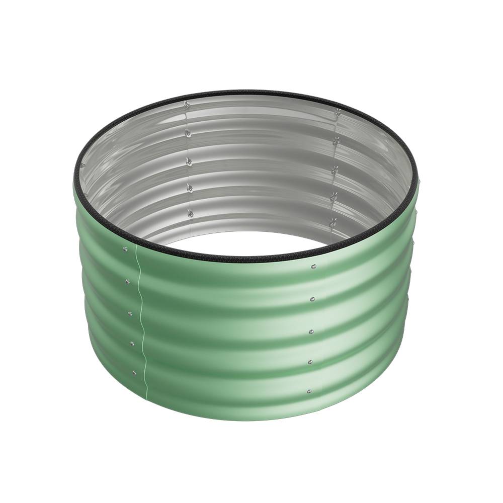 Gardens Plan Round Galvanized Steel Raised Garden Bed