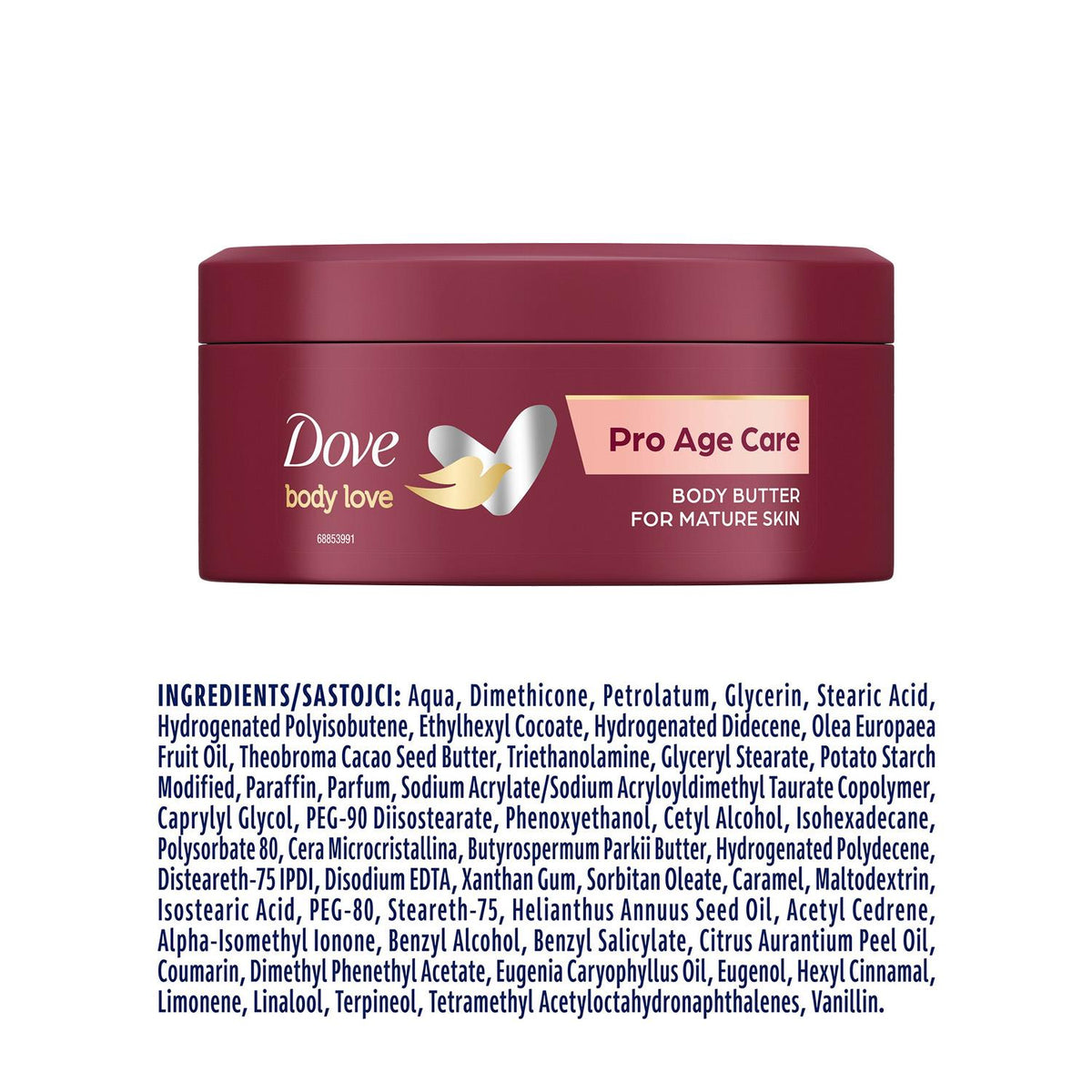 Pro Age Body Butter Cream With Olive Oil Body Care+moisture, 250ml | Set of 30