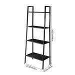 Breeins 4-tier Freestanding Metal Ladder Shelf With Mesh Shelves Organizer