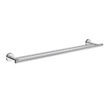 Towel Rail Wall Mounted Bathroom Storage Non Rust Brass | Double | Polished Chrome