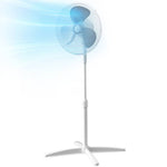 40w Pedestal Fan Adjustable Height Oscillating Standing Fan For Home Or Office