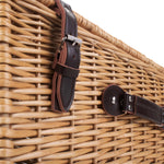 Wicker 55cm Buff Empty Picnic Basket Unlined | Brown