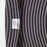 Handmade Woven Spiral Braided Rug | 120cm | Black & Grey