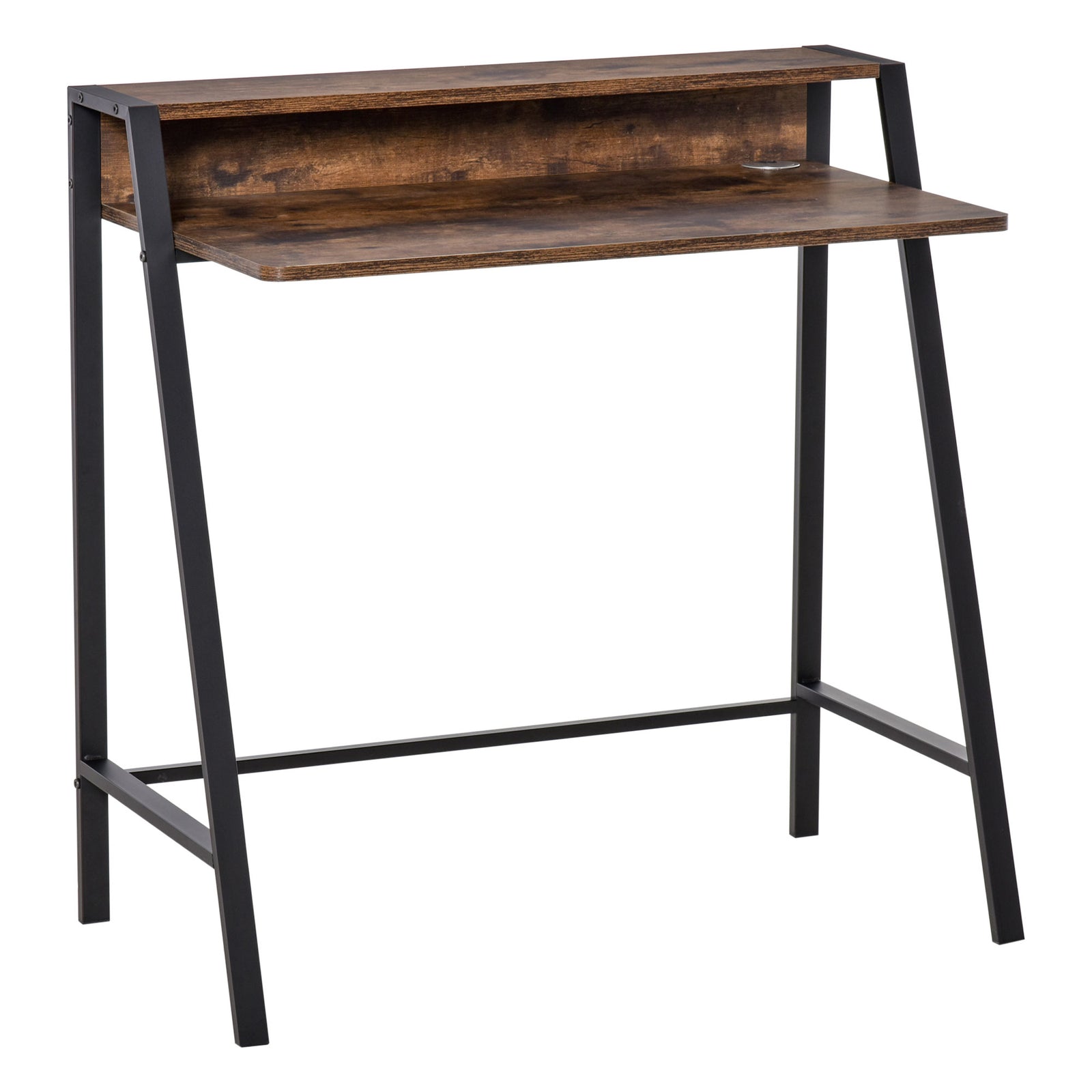 Workstation Desk, 2-tier, Storage Shelf