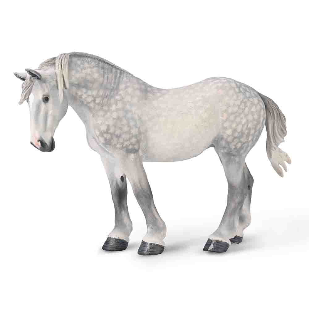 Percheron Mare (dappled Grey) Horse Toy
