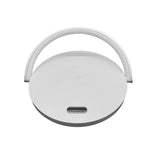 Touch Control Bedside Lamp With Built-in Wireless Charging | White