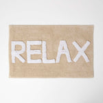 Relax Design Bath Mat 100% Cotton | 50 x 80cm | Beige