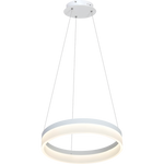 Ring 40cm Led Designer Pendant Lamp A Stunning Centrepiece Formed From A Hypnotic White Circular 24w(120w) Led Hoop
