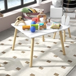 3 Pieces Toddler Table And Chair Set For Nursery, Playroom, Classroom