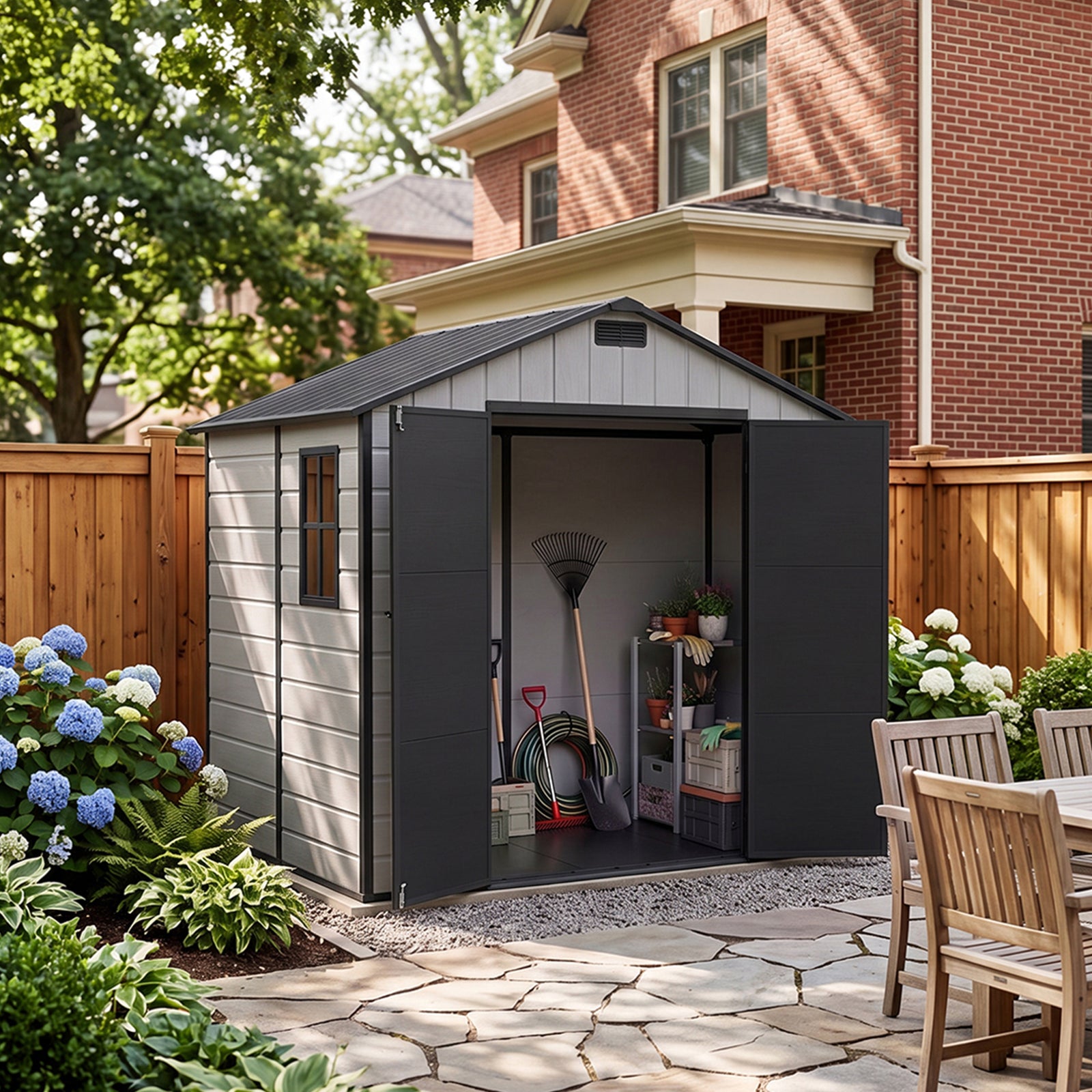 Breeins 7x6 Ft Large Garden Storage Shed