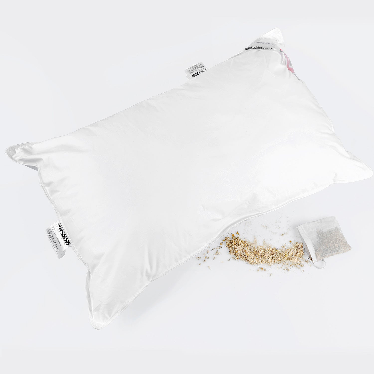 Super Microfibre Camomile Pillow With Dried Camomile Insert Extra Fill