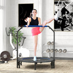 48 Foldable Mini Trampoline Fitness Trampoline Rebounder | Blue