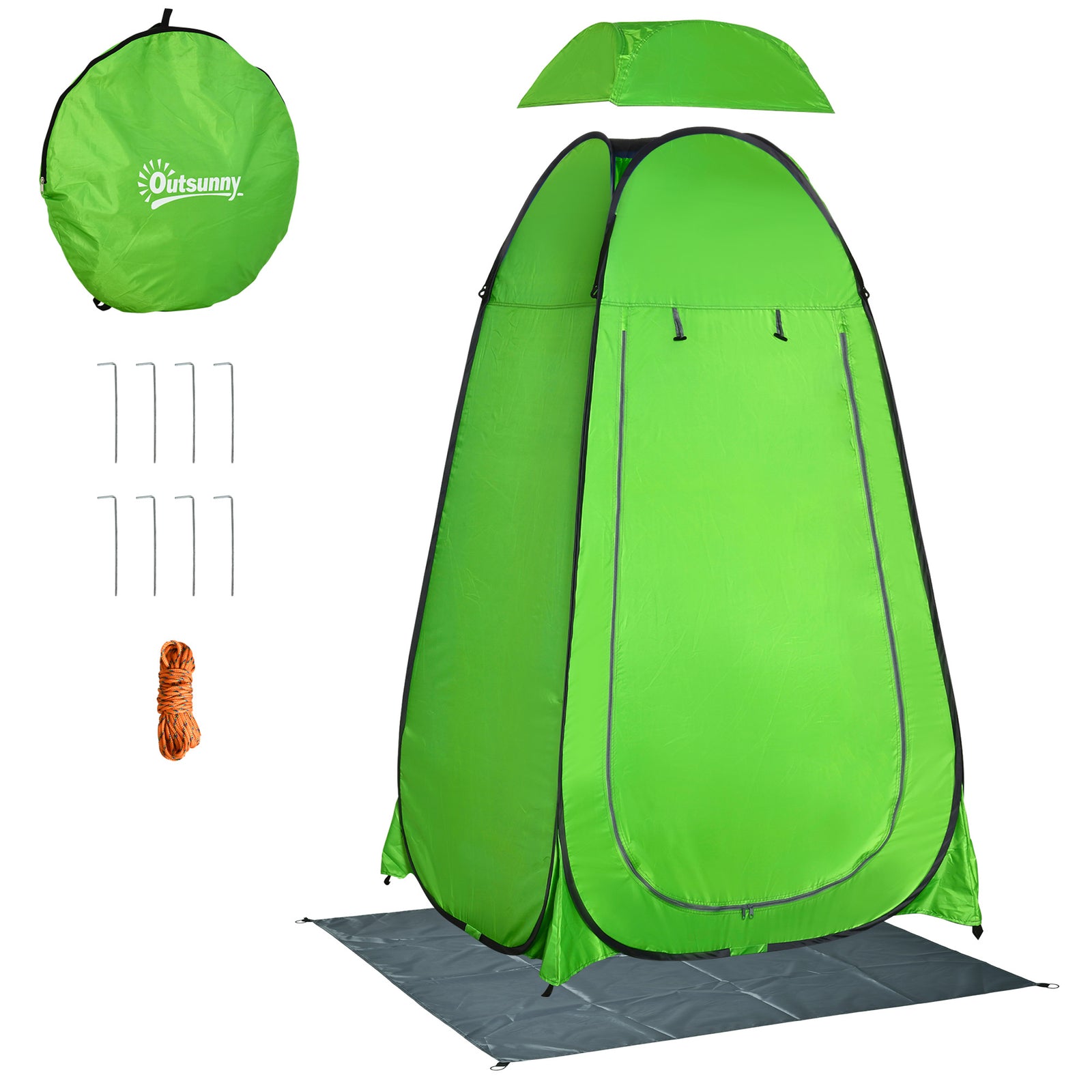 Camping Shower Tent W/ Pop Up Design, Outdoor Dressing Room