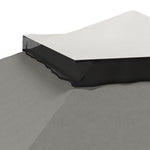 Pop Up Gazebo Height Adjustable Canopy Tentwith Carrying Bag | Dark Gray